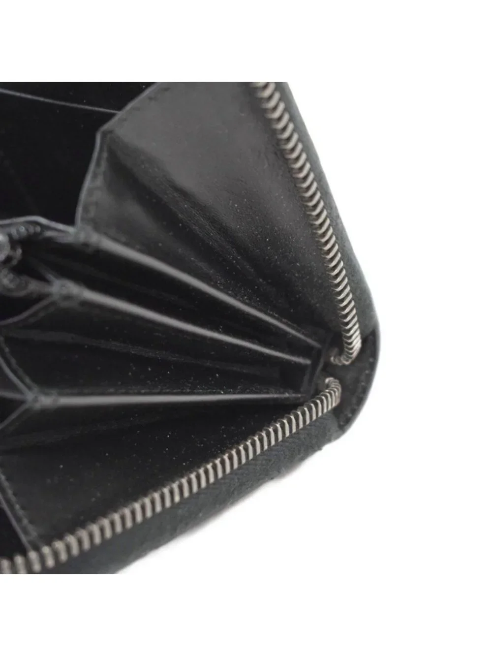 Guccissima Zip Around Wallet Black